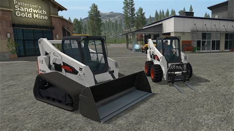 fs17 skid steer trailer|farming simulator 17 youtube.